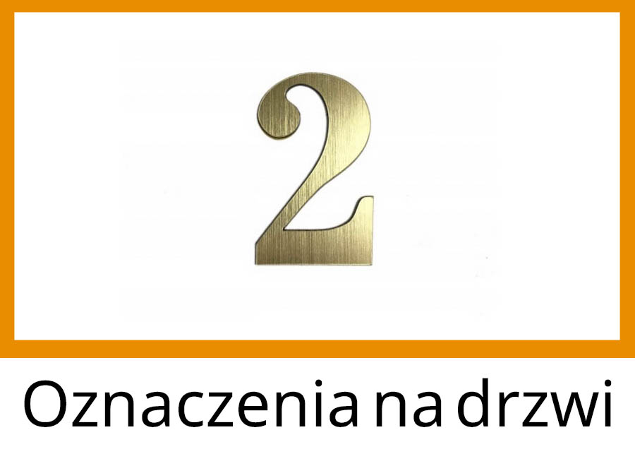 oznaczenia na drzwi